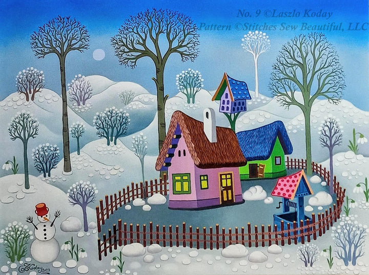 Laszlo Koday No. 9 cross stitch pattern by Laszlo Koday