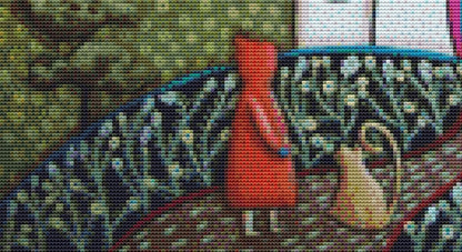 Neighbors (small) counted cross stitch pattern by Karla Gerard