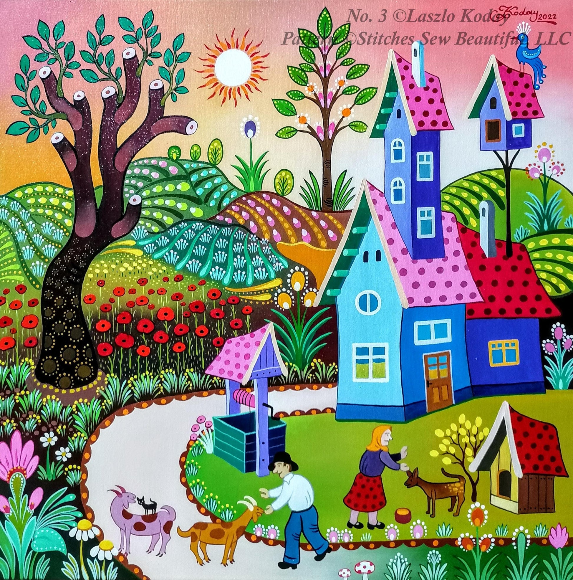 Laszlo Koday No. 3 cross stitch pattern by Laszlo Koday