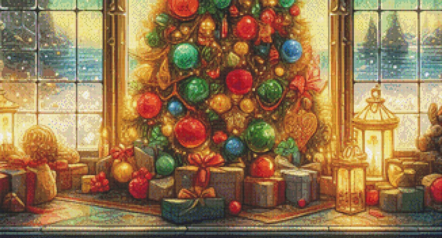 It's Beginning to Look a lot like Christmas counted cross stitch pattern by FantasyDigitals