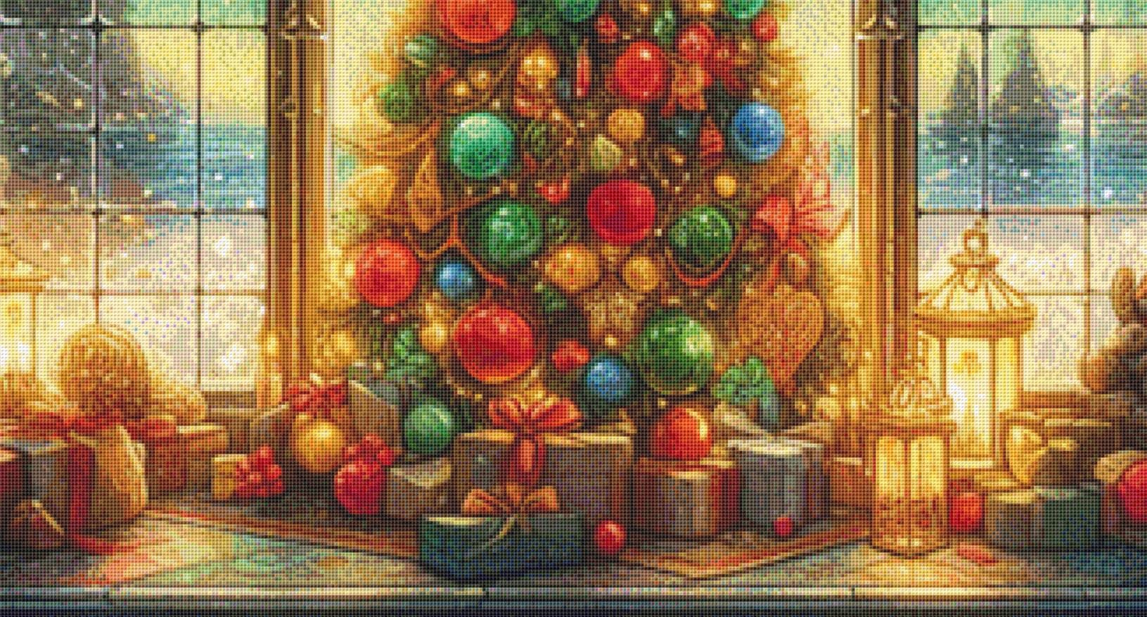 It's Beginning to Look a lot like Christmas counted cross stitch pattern by FantasyDigitals