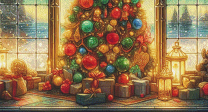 It's Beginning to Look a lot like Christmas counted cross stitch pattern by FantasyDigitals