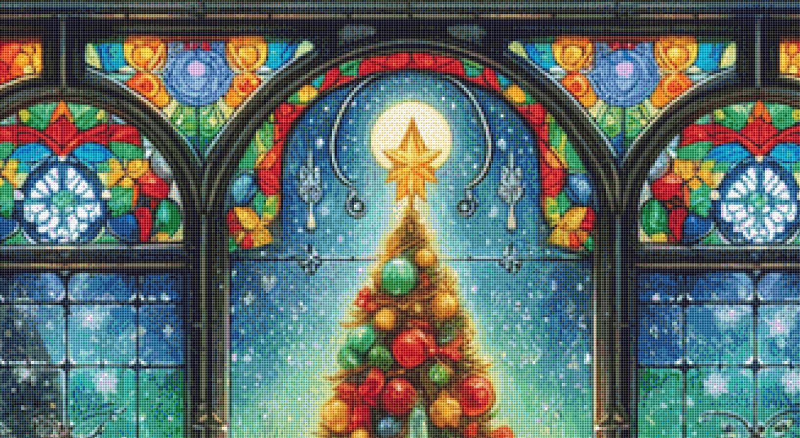 It's Beginning to Look a lot like Christmas counted cross stitch pattern by FantasyDigitals