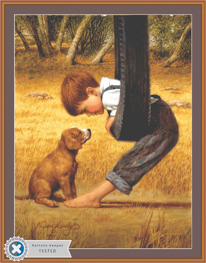 Eye to Eye (Max Size/Color) counted cross stitch pattern by Jim Daly/Ansada Art Licensing Group, LLC