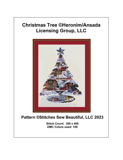 Christmas Tree counted cross stitch pattern by Heronim/Ansada Art Licensing Group, LLC
