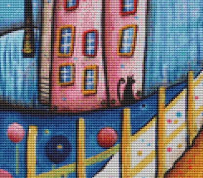 Pathway Home counted cross stitch pattern by Karla Gerard