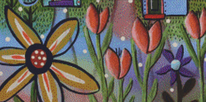Big Bird counted cross stitch pattern by Karla Gerard