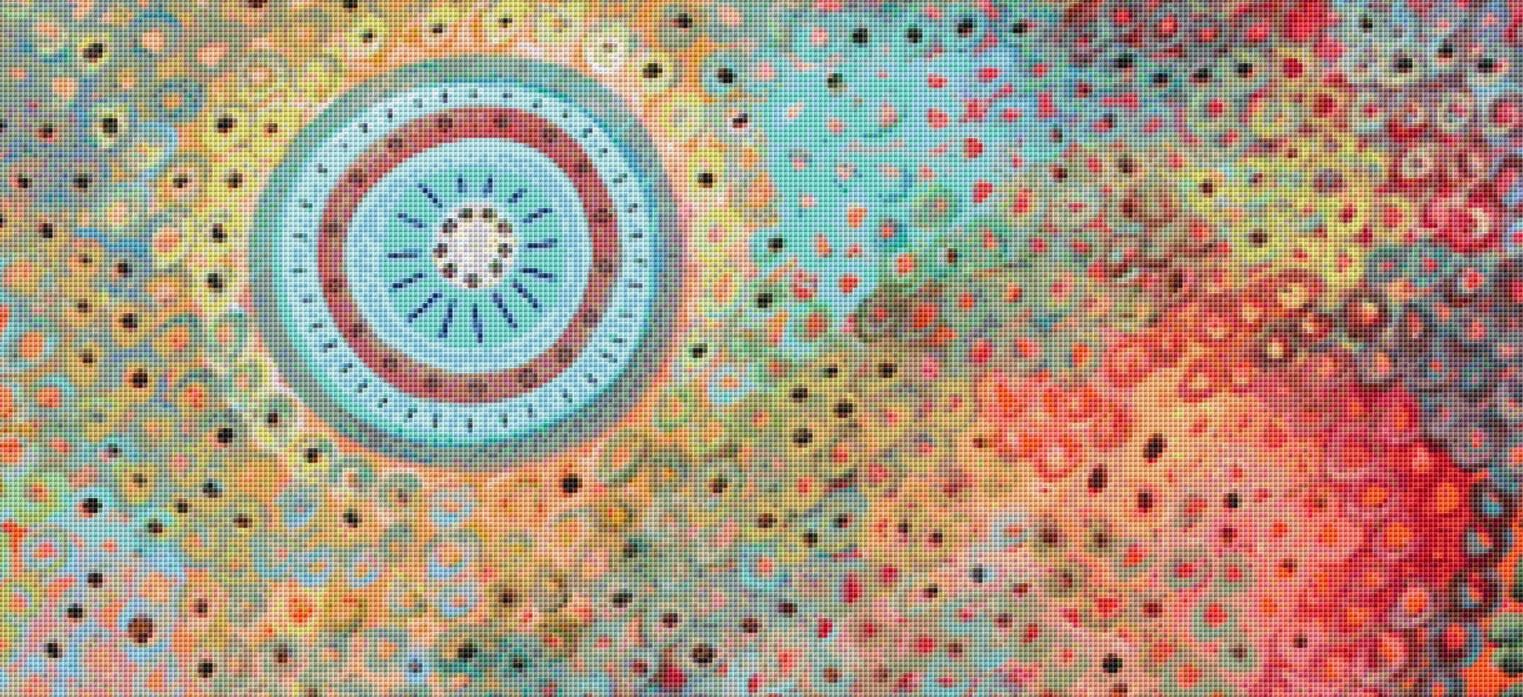 Blue Sea (Max Size/Color) counted cross stitch pattern by Karla Gerard