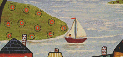 Out to Sail (Max Size/Color) counted cross stitch pattern by Karla Gerard