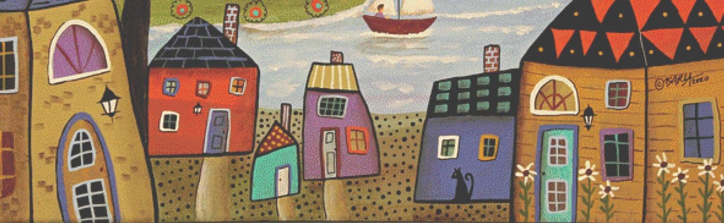 Out to Sail (Max Size/Color) counted cross stitch pattern by Karla Gerard