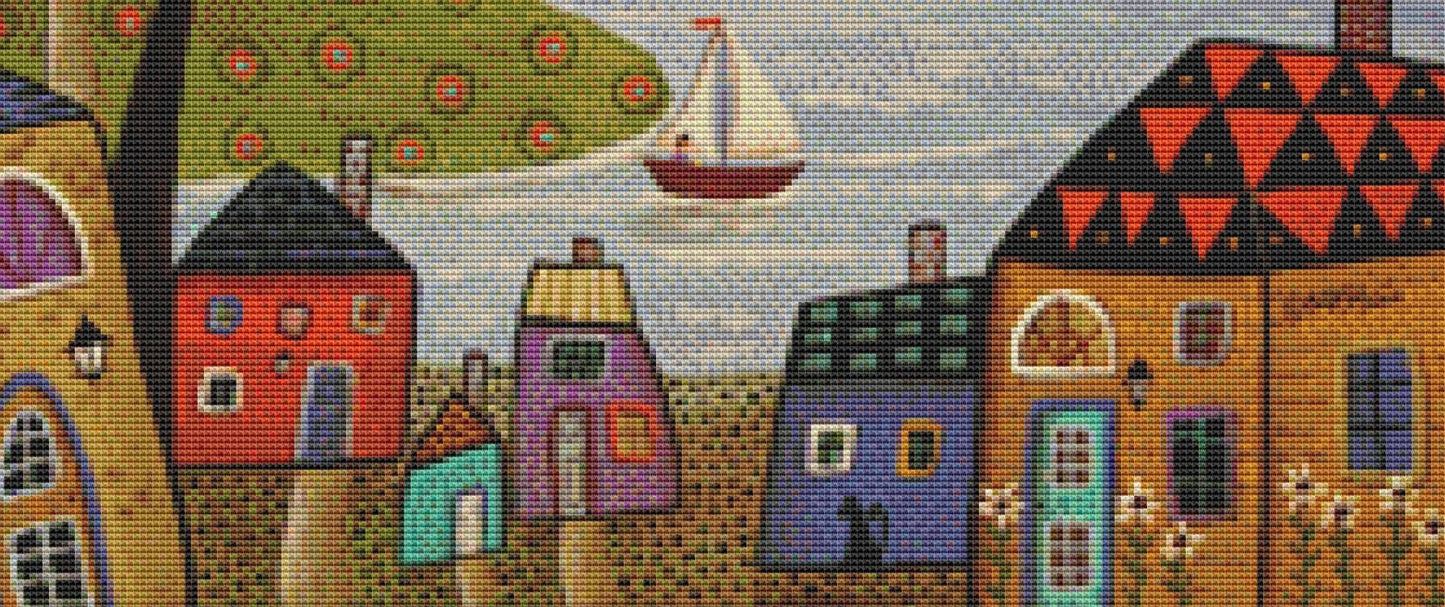 Out to Sail (Small) counted cross stitch pattern by Karla Gerard