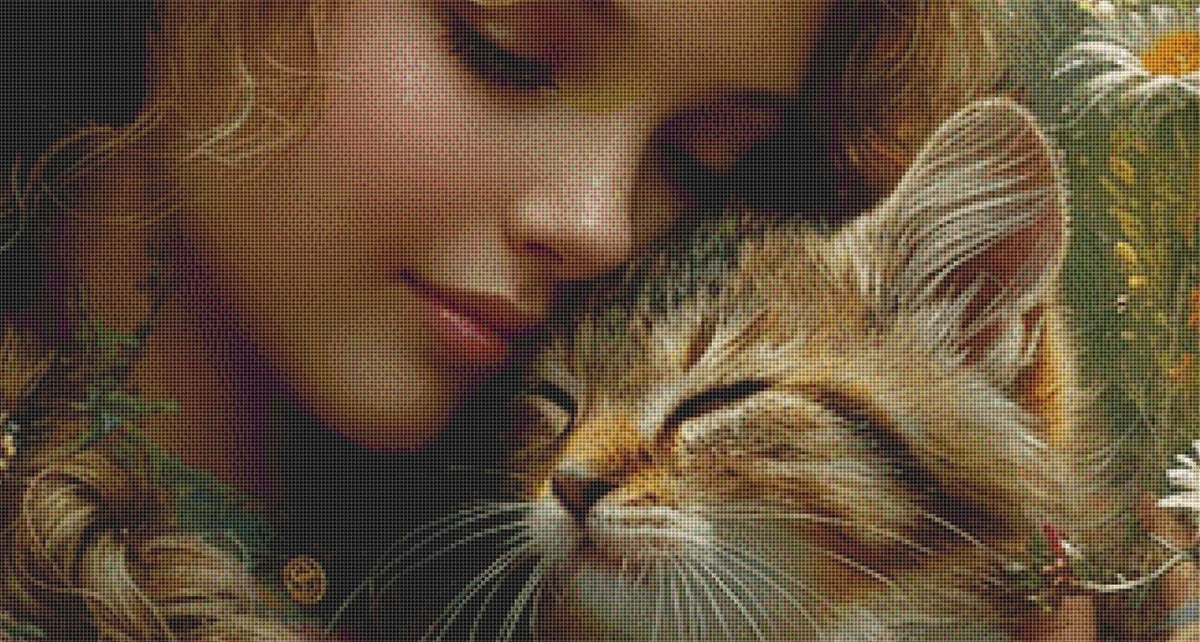 A True Love (Max Size/Color) counted cross stitch pattern by Eder Jose Rosa