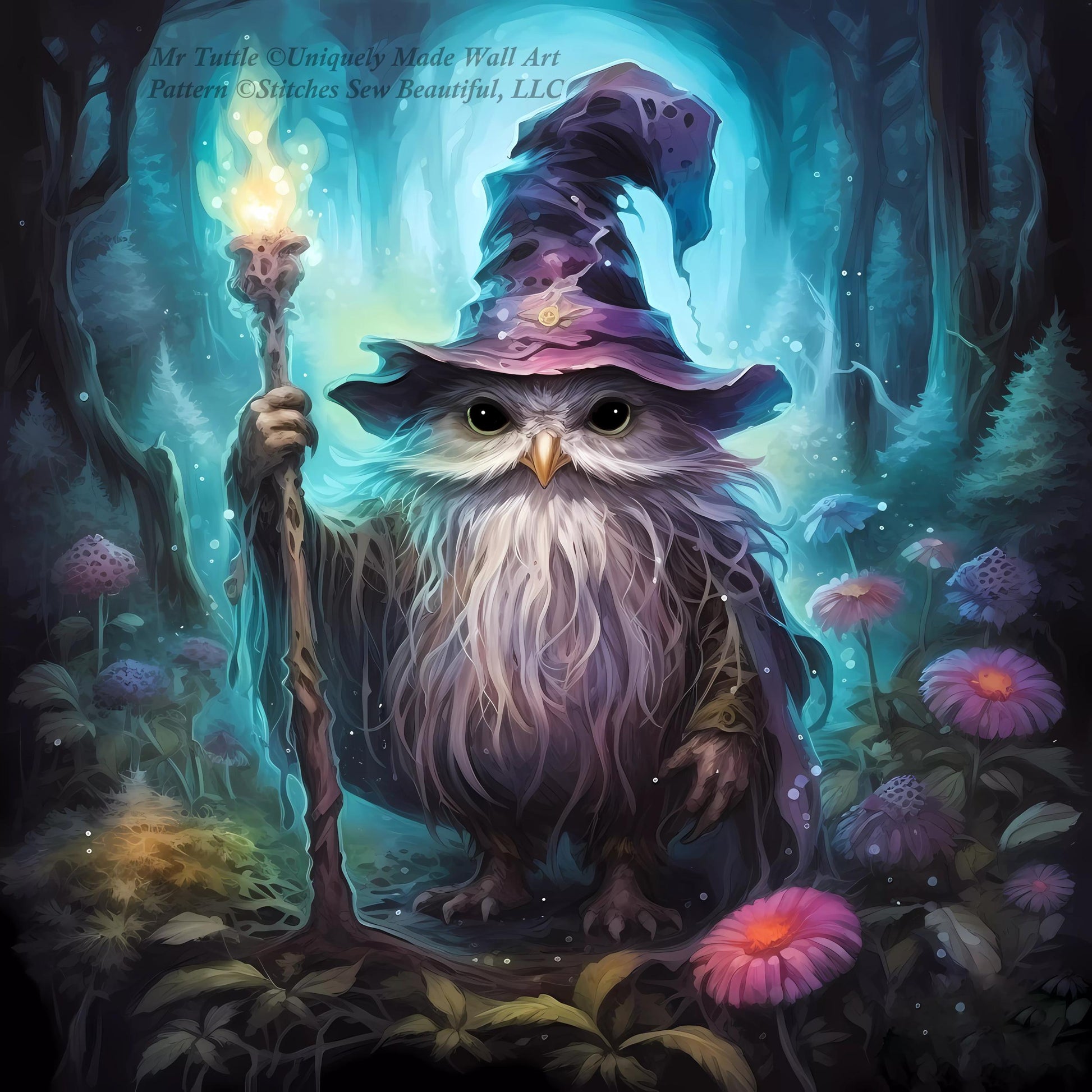 Mr Tuttle counted cross stitch pattern by UniquelyMadeWallArt