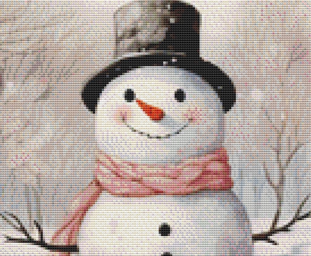 Let it Snow counted cross stitch pattern by Liededrom