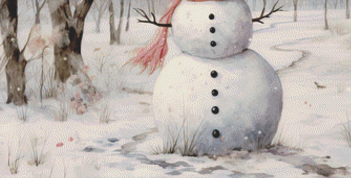 Let it Snow counted cross stitch pattern by Liededrom