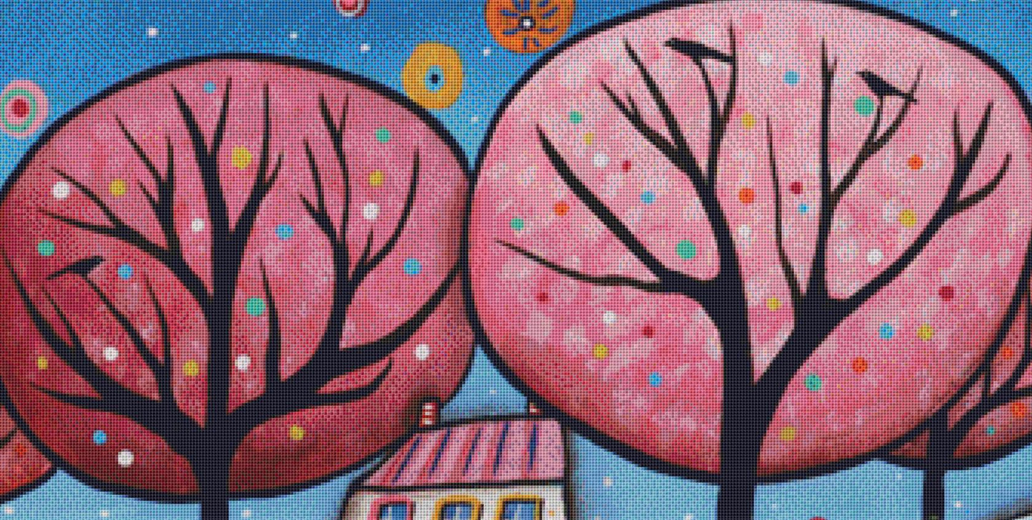 Pathway Home (Max Size/Color) counted cross stitch pattern by Karla Gerard