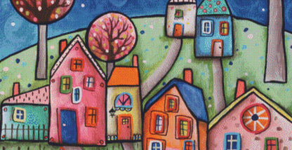 Delightful Evening (Max Size/Color) counted cross stitch pattern by Karla Gerard