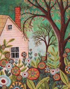 Cottage Garden 1 (Small) counted cross stitch pattern by Karla Gerard