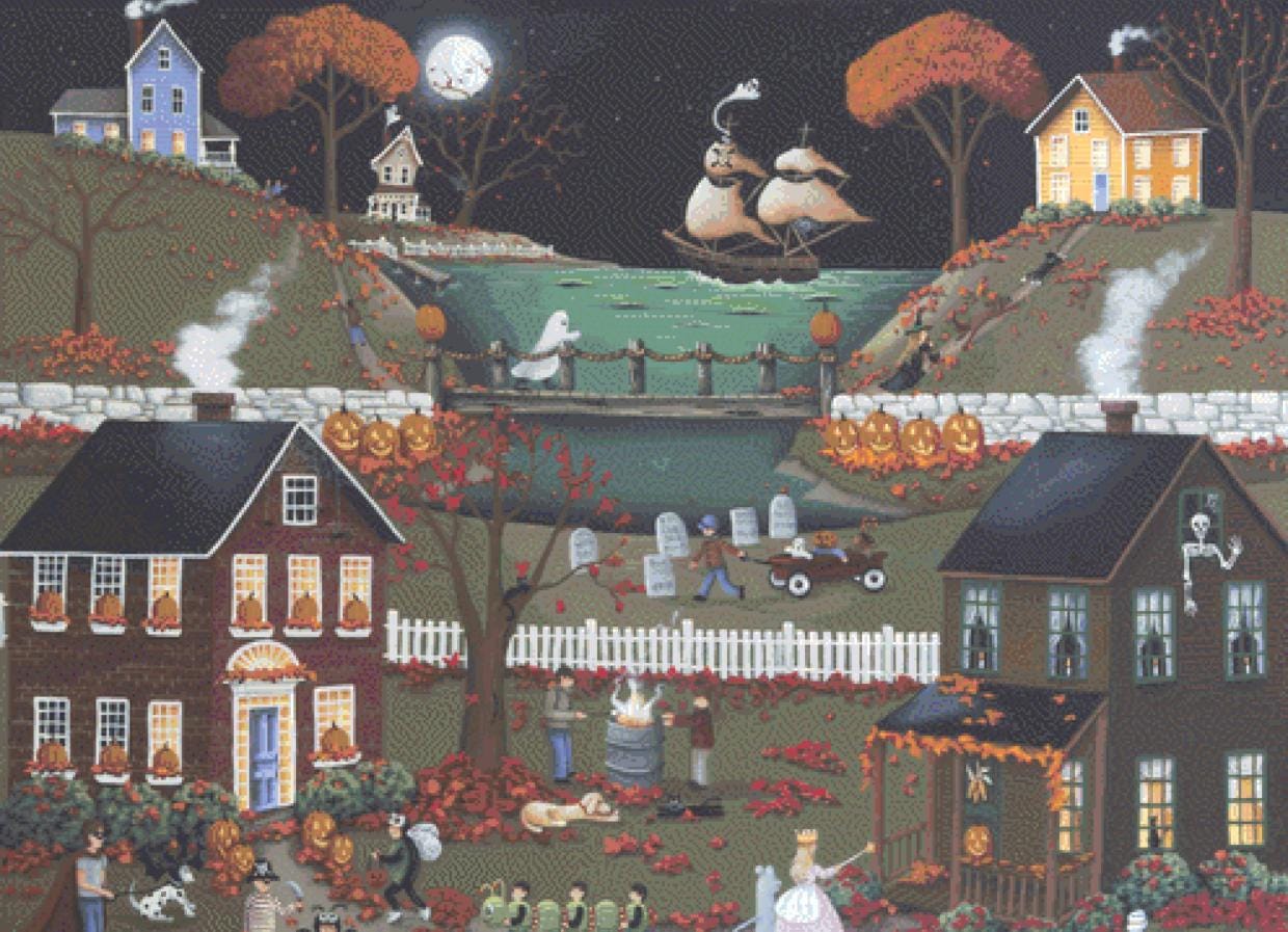 Pirate's Cove cross stitch pattern by Catherine Holman/Ansada Licensing Group, LLC