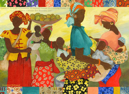 Women at Work III counted cross stitch pattern by Gwendolyn McShepard/Ansada Art Licensing Group, LLC