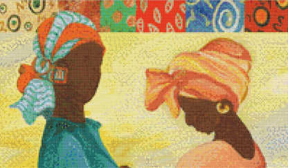 Women at Work III counted cross stitch pattern by Gwendolyn McShepard/Ansada Art Licensing Group, LLC
