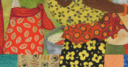 Women at Work III counted cross stitch pattern by Gwendolyn McShepard/Ansada Art Licensing Group, LLC