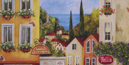 Via Maria Bella counted cross stitch pattern by Gwendolyn McShepard/Ansada Art Licensing Group, LLC