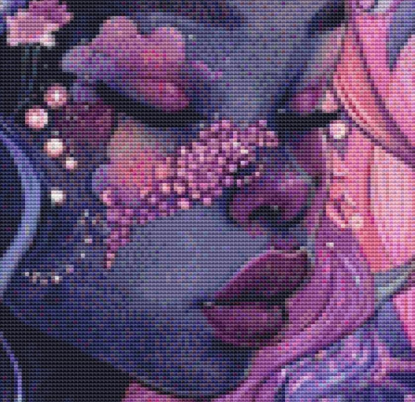 Mermaid (Small) counted cross stitch pattern by PassyArt