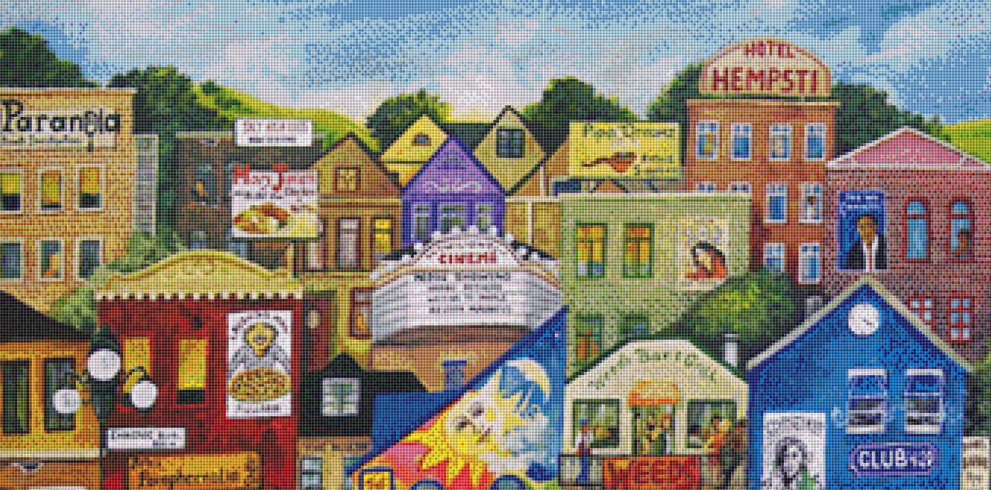 Chronic Blvd counted cross stitch pattern by Gwendolyn McShepard/Ansada Art Licensing Group, LLC