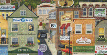 Quincey Lane counted cross stitch pattern by Gwendolyn McShepard/Ansada Art Licensing Group, LLC