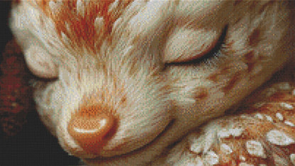 Baby Christmas Reindeer counted cross stitch pattern by Serr.Kai A Quill & Ink