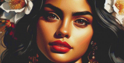 Carmen counted cross stitch pattern by Ana Dias