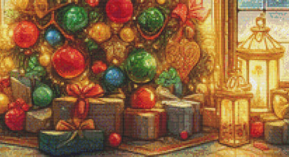 It's Beginning to Look a lot like Christmas counted cross stitch pattern by FantasyDigitals