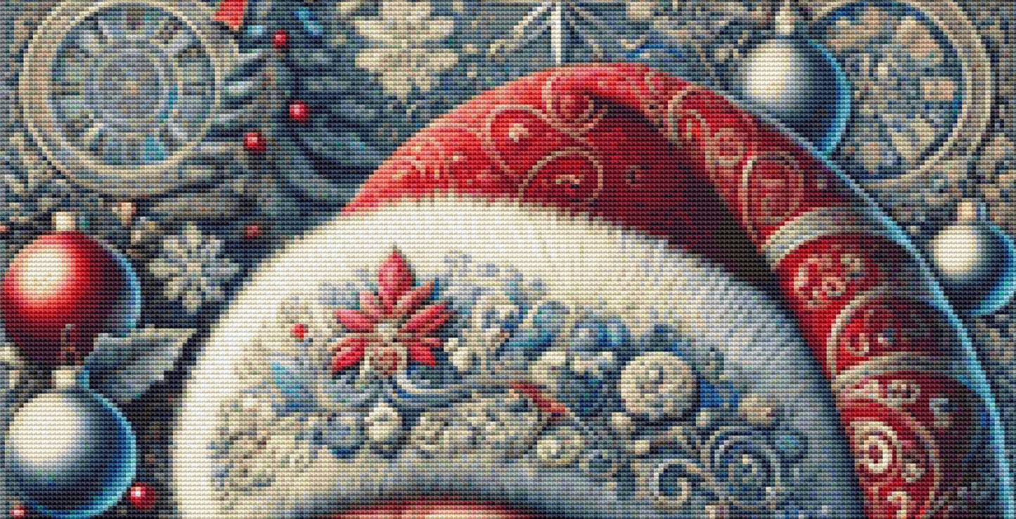 Ol' Saint Nick counted cross stitch pattern Eder Jose Rosa
