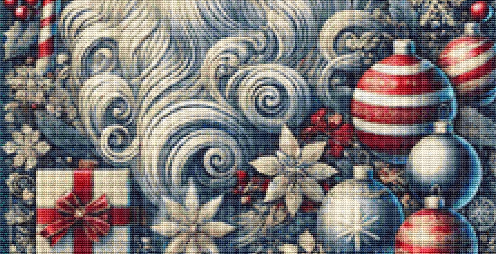 Ol' Saint Nick counted cross stitch pattern Eder Jose Rosa