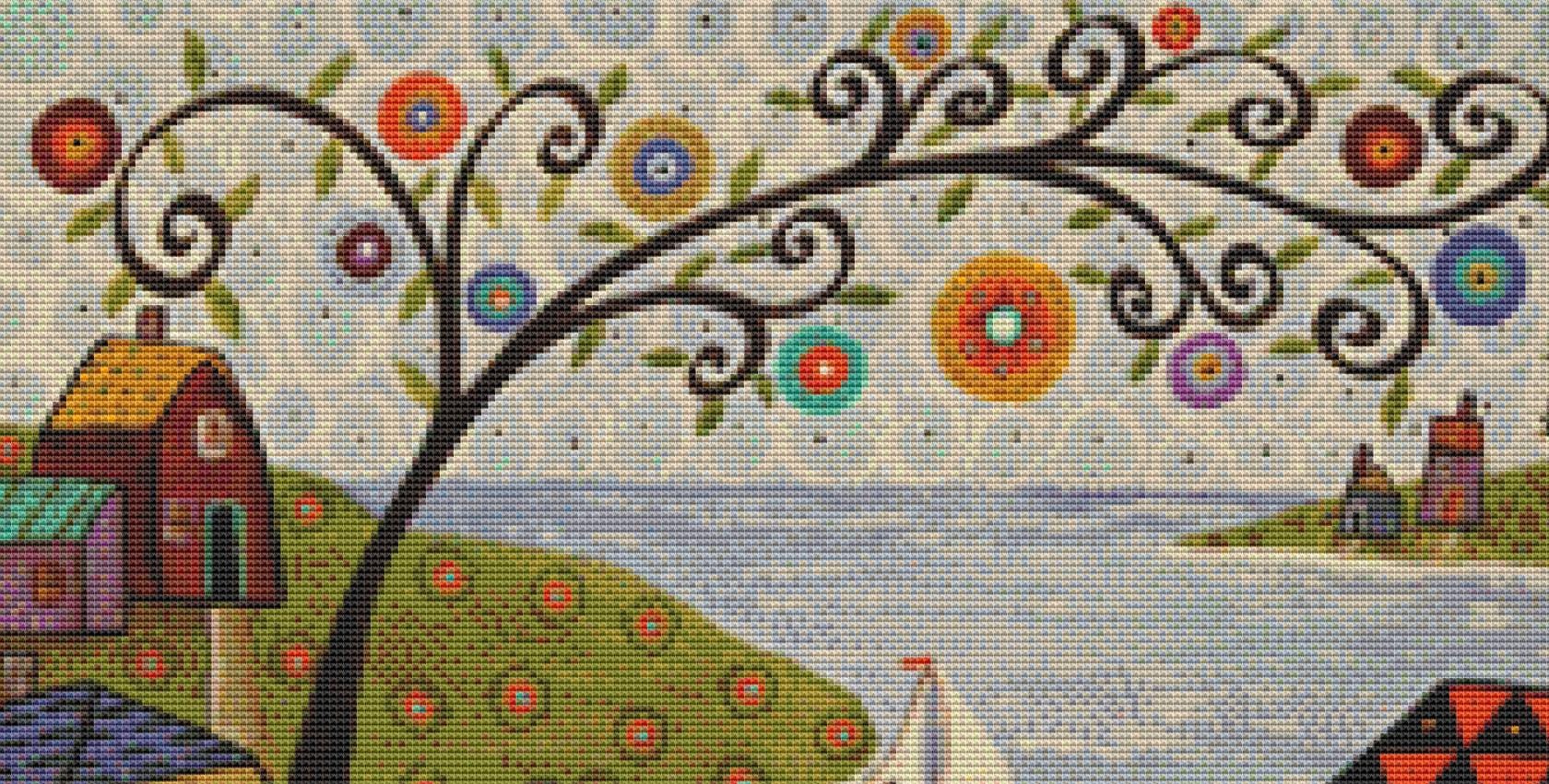 Out to Sail (Small) counted cross stitch pattern by Karla Gerard