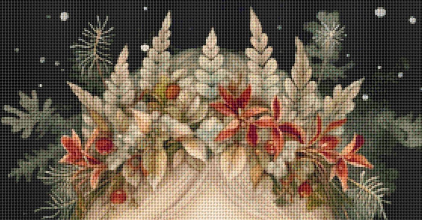 Yule Goddess No. 1 counted cross stitch pattern by DutchLadyMysticAry