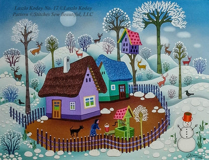 Laszlo Koday No. 17 counted cross stitch pattern by Laszlo Koday