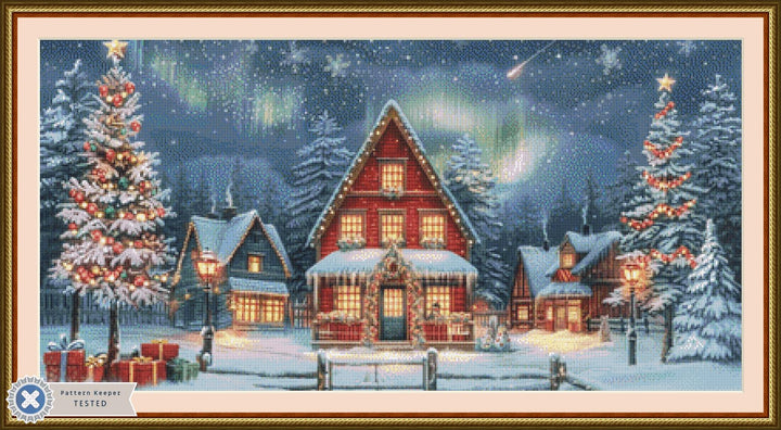 The Christmas Light has Arrived counted cross stitch pattern by Eder Jose Rosa