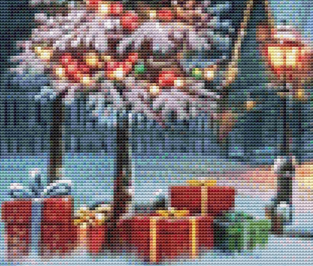 The Christmas Light has Arrived counted cross stitch pattern by Eder Jose Rosa