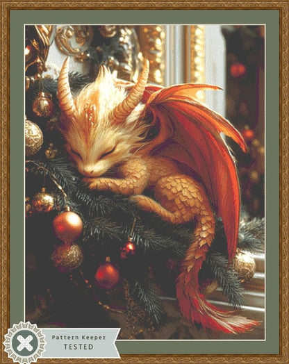 The Christmas Critter counted cross stitch pattern by Serr.Kai A Quill & Ink