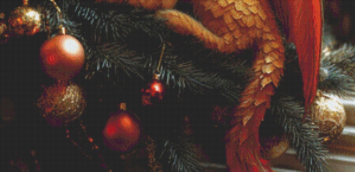 The Christmas Critter counted cross stitch pattern by Serr.Kai A Quill & Ink