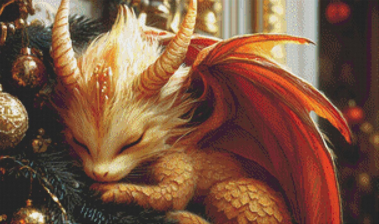 The Christmas Critter counted cross stitch pattern by Serr.Kai A Quill & Ink