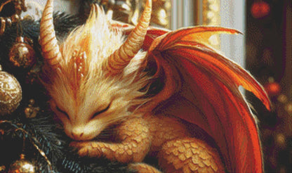 The Christmas Critter counted cross stitch pattern by Serr.Kai A Quill & Ink