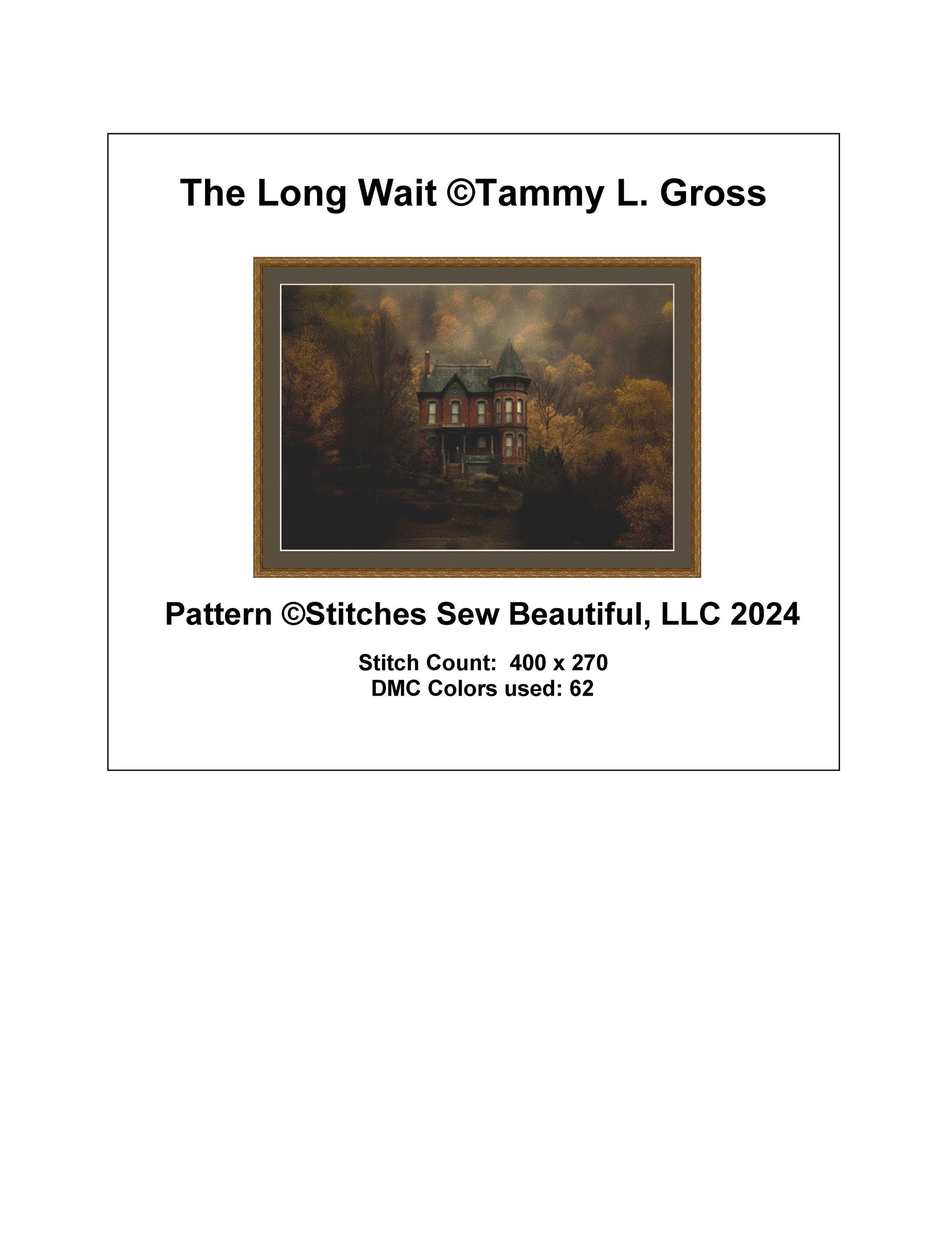 The Long Wait counted cross stitch pattern by Tammy L. Gross