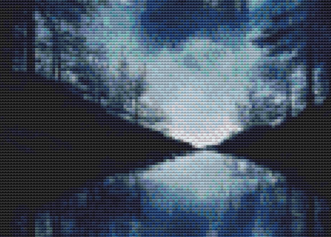 At Sunset the Mystery Emerges counted cross stitch pattern by Eder Jose Rosa