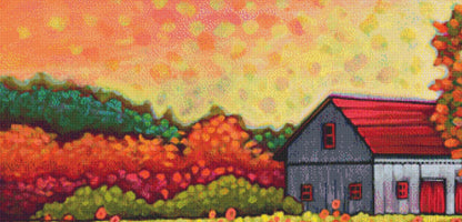 A Bright Sunflower Day counted cross stitch pattern by Peggy Davis/Porterfields Fine Art Licensing