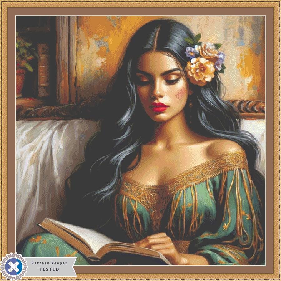 Antonella counted cross stitch pattern by Ana Dias