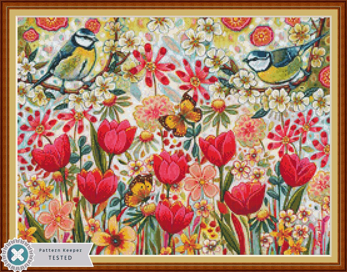 Shooting the Breeze (Small) counted cross stitch pattern by Peggy Davis/Porterfields Fine Art Licensing