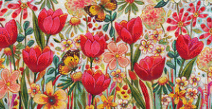 Shooting the Breeze (Small) counted cross stitch pattern by Peggy Davis/Porterfields Fine Art Licensing